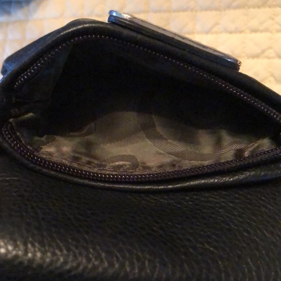 ✨ Brighton Classic soft pebbled leather billfold wallet silver swirl detail - Picture 6 of 9